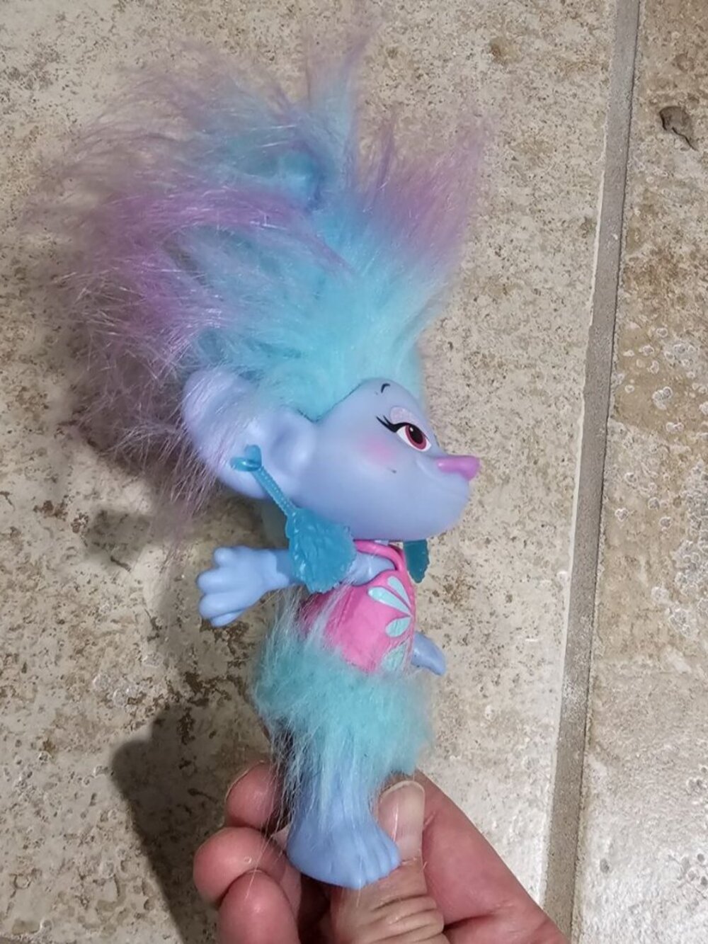 DreamWorks Unisex Small Trolls Suki Purple Hair Figure Archival Statement Rave - Picture 5 of 5